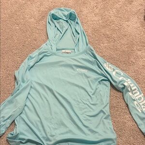 Columbia Aqua Long Sleeve Hoodie